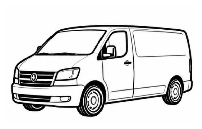 Cargo van vehicle